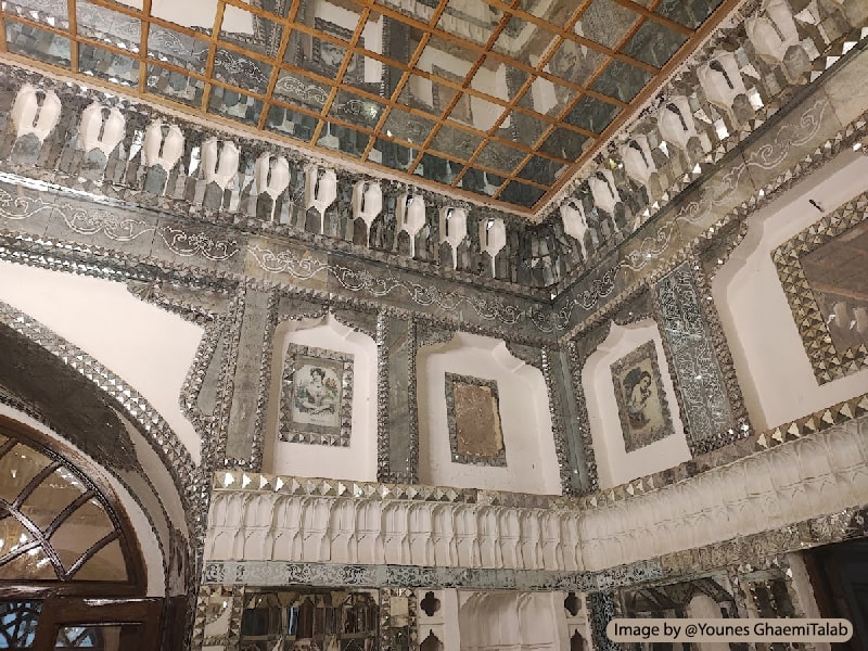معماری داخلی یکی از اتاق های عمارت باغ اکبریه بیرجند_4_1_3_9